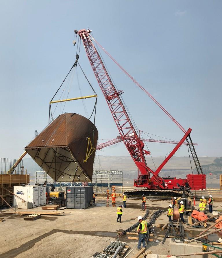 IUOE 115 Site C penstock photo AFDE