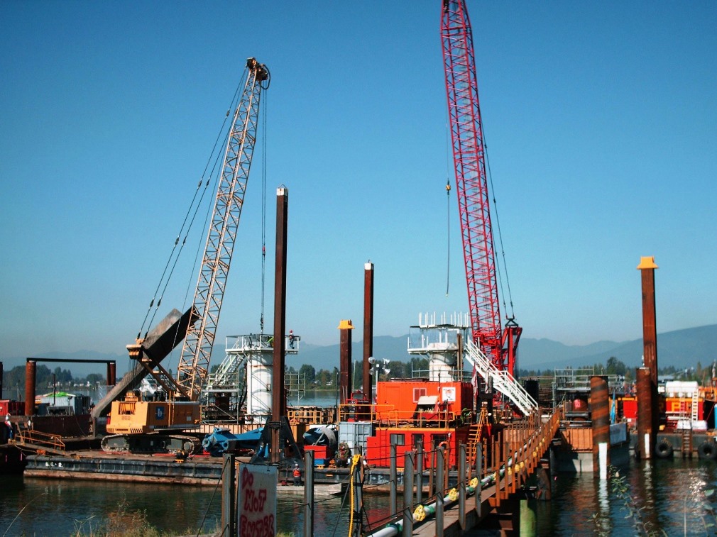 IUOE 115 Golden Ears Bridge dredging 2