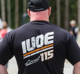 IUOE Local 115 t shirt black