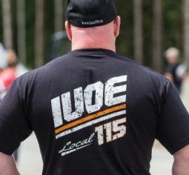 IUOE Local 115 t shirt black