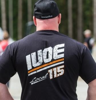 IUOE Local 115 t shirt black